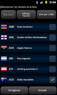 Convertisseur de devise Pro - screenshot thumbnail