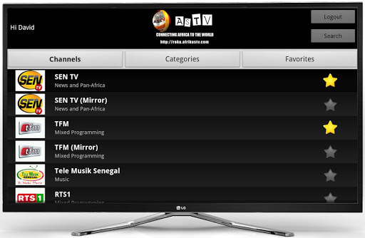 【免費媒體與影片App】AfrikaSTV - ASTV for GoogleTV-APP點子