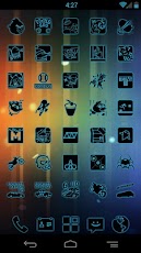 ADW Theme Icons: ICS Glow
