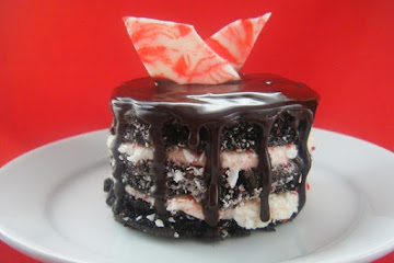 Mini Chocolate Peppermint Cakes