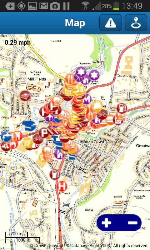 e-canalmapp North West Screen 2