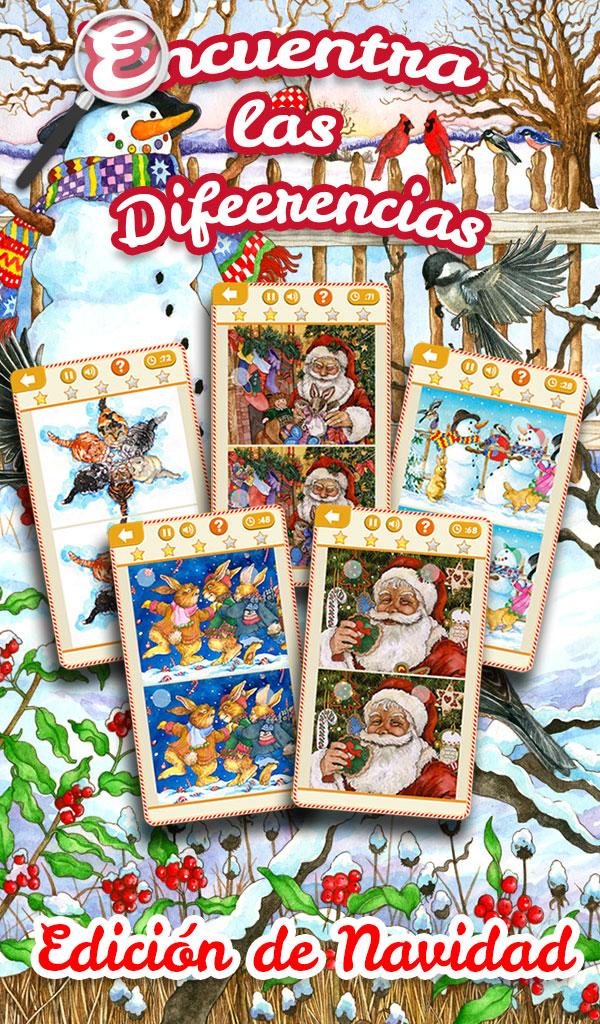 Android application Find the Differences Christmas screenshort