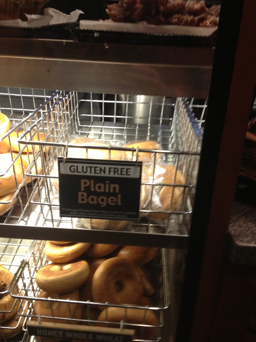 Individually wrapped gluten free bagels