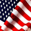 3D u.s.a flag logo