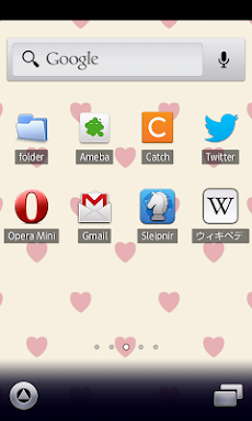 ミルキーピンクハート柄壁紙 スマホ待受壁紙 Androidアプリ Applion