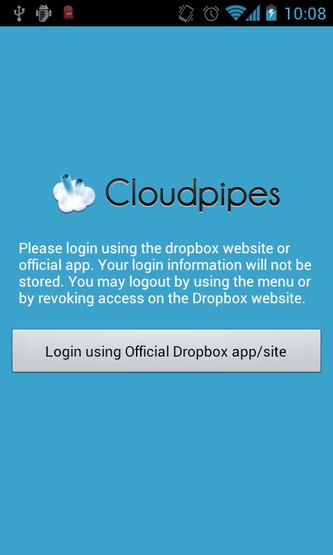 Android application Cloudpipes eXTenDeD screenshort