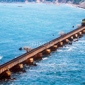 Ramshwaram by Gurucharan Shamji - Transportation Trains