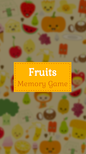 Fruits Memory Game For Kids