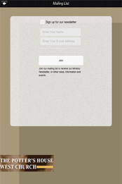 THE POTTER'S HOUSE WEST poster 3