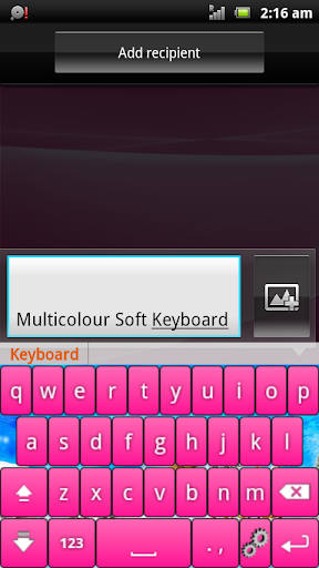 Multicolor Soft Keyboard Paid