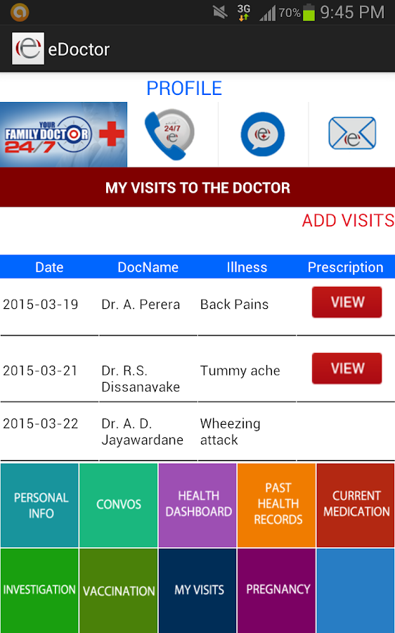 eDoctor - screenshot