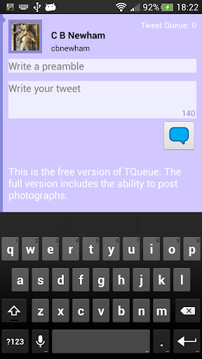 TQueue Free for Twitter