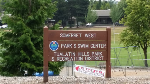 Somerset West Park and Swim Center Sign East