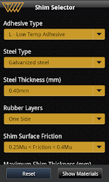 Trelleborg Brake Shim Selector poster 3
