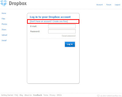 Dropbox註冊篇-01.免費註冊