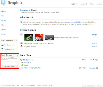 Dropbox註冊篇-03.邀請
