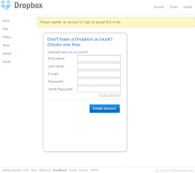 Dropbox邀請篇-02.註冊