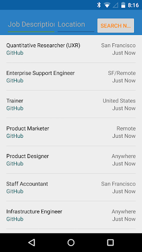 GitHub Jobs