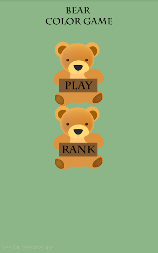 Same Color Bear Puzzle Game