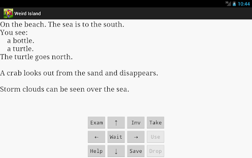 Weird Island text adventure