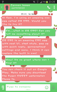 How to mod GO SMS Super SWEET Watermelon 1.0 apk for laptop