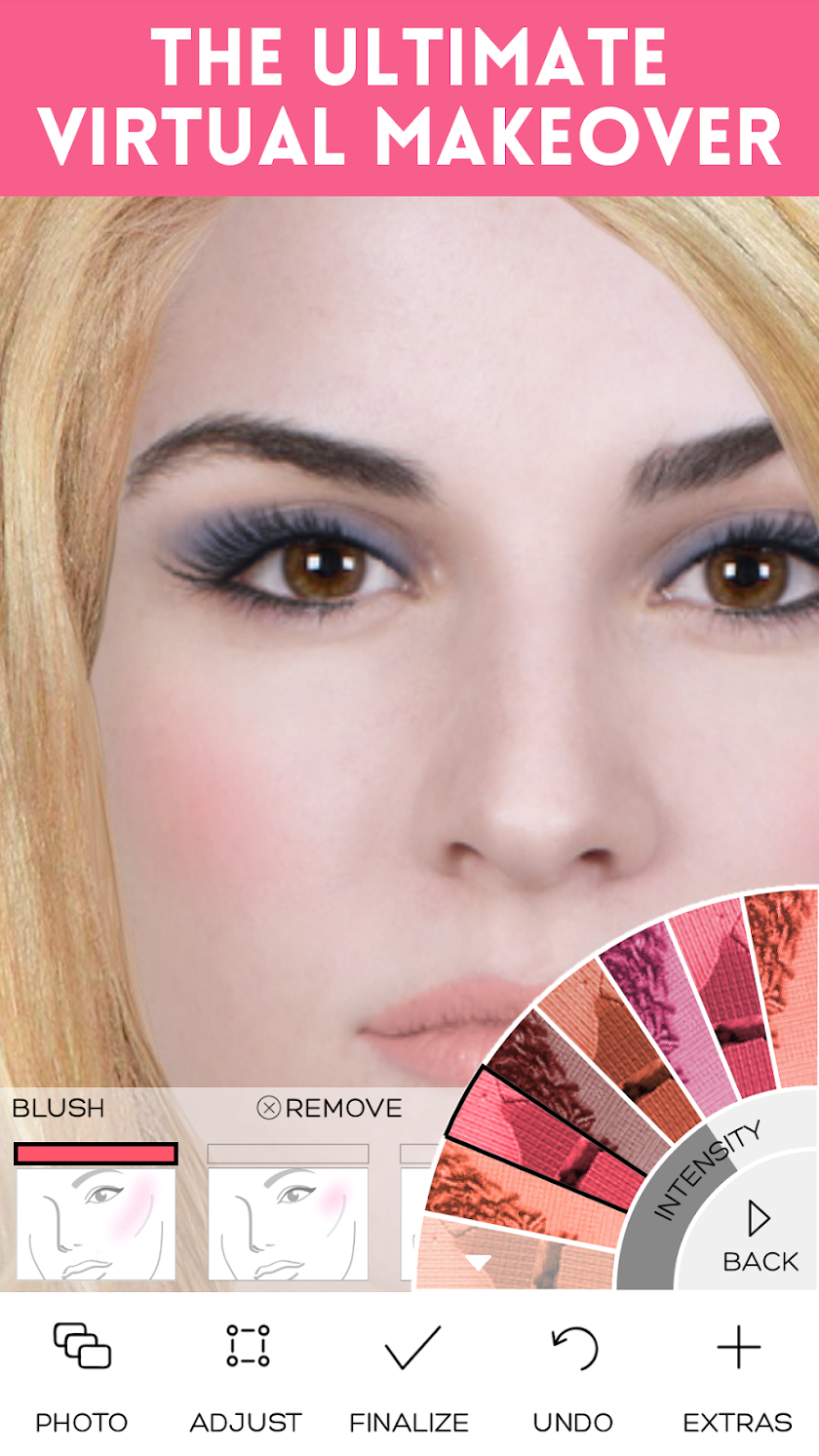 Virtual Makeover Screen 1
