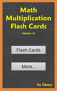 Download Math Multiplication FlashCards APK for Android