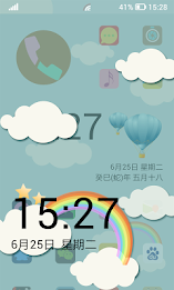 Launcher 8 theme:Blue Sky poster 3