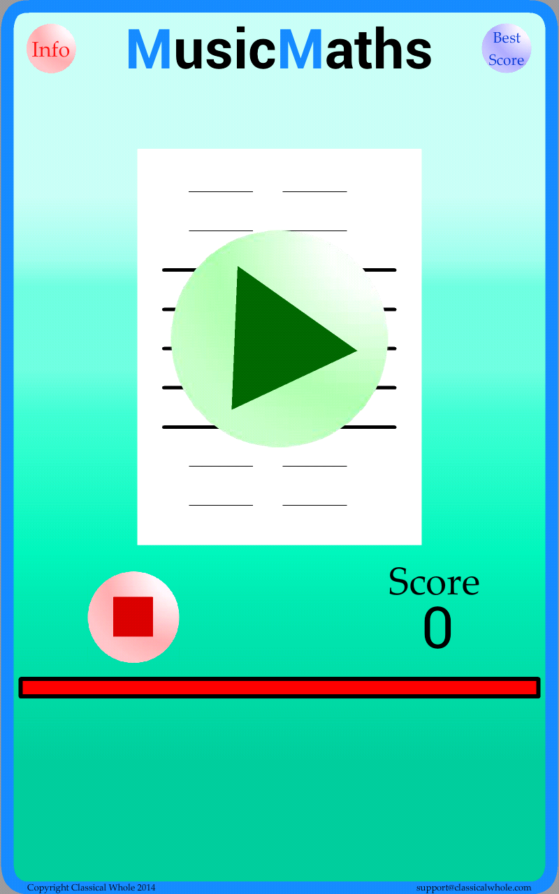 MusicMaths Screen 1