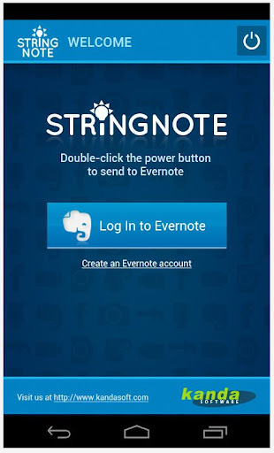 Stringnote MyIdeas in Evernote