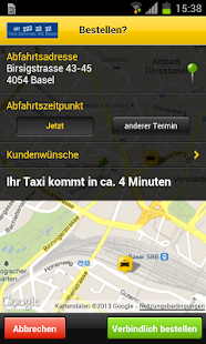 Taxi-Zentrale Basel Screenshots 2