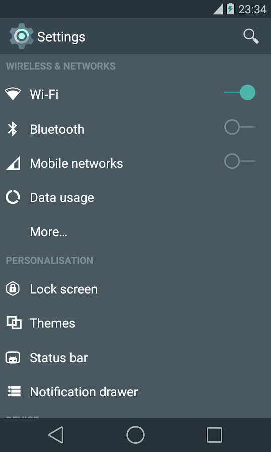 Material Lollipop - CM11 Theme - screenshot