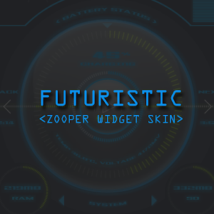 Futuristic Zooper Widget Skin.apk 1.0