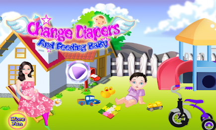 Change Diaper And Feeding Baby poster 1
