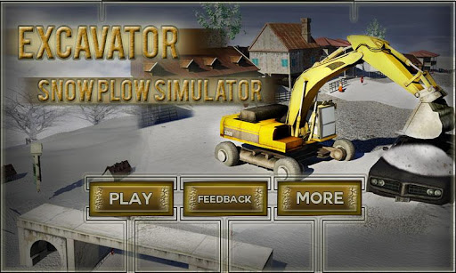 挖掘机扫雪机模拟器
