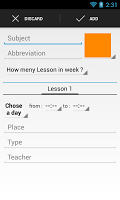 School Timetable APK تصویر نماگرفت #4