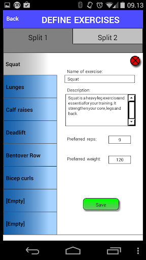 【免費健康App】Muscle Gains 2-split training-APP點子