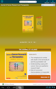 J Can Res Ther(JCRT) – miniatúra snímky obrazovky  