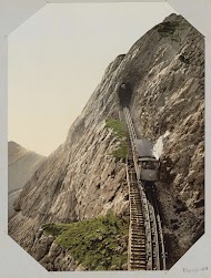 Gezicht op de Pilatusbahn