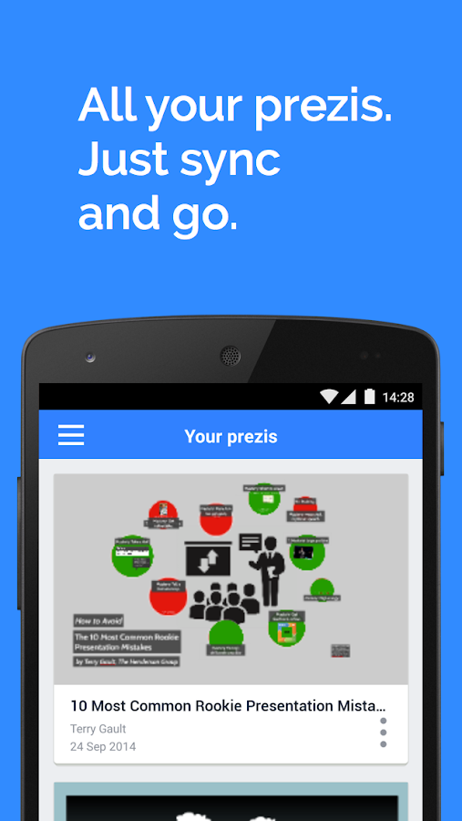 prezi presentation app for android