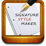 Cover Image of Download Signature Style Maker 1.0 APK