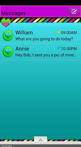 【免費個人化App】GO SMS THEME/PeacefulHearts4U-APP點子