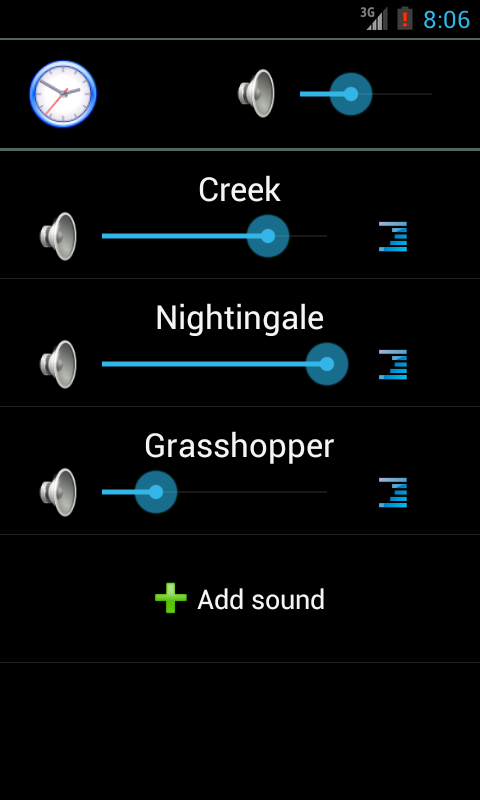 Nature Sound Mixer Screen 2