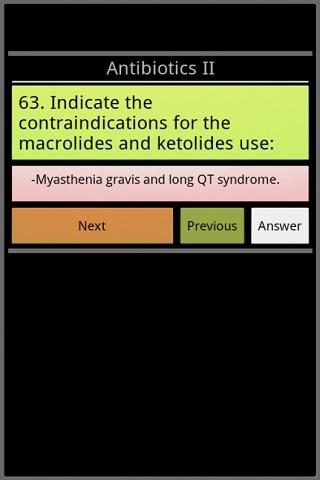 Pharmacology exam questions