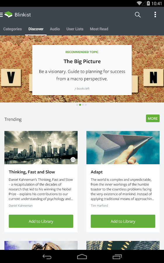 Blinkist Android Apps on Google Play