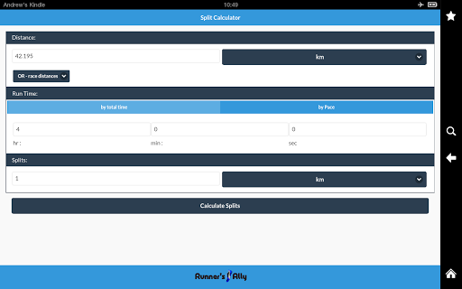 【免費健康App】Race Split Planner-APP點子