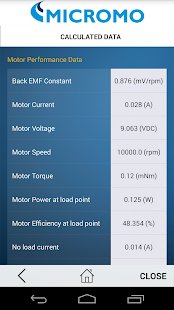   MICROMO "MOTION" Calculator- screenshot thumbnail   