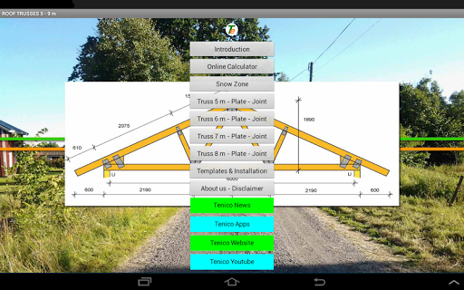 【免費商業App】Roof Trusses 5 - 9 m DIY-APP點子