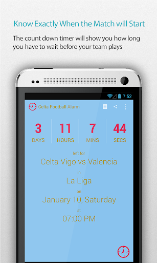 Celta Football Alarm