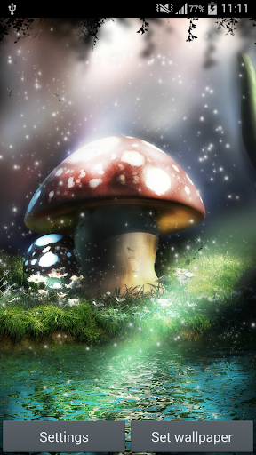 【免費個人化App】3D Live Wallpaper Mushroom-APP點子